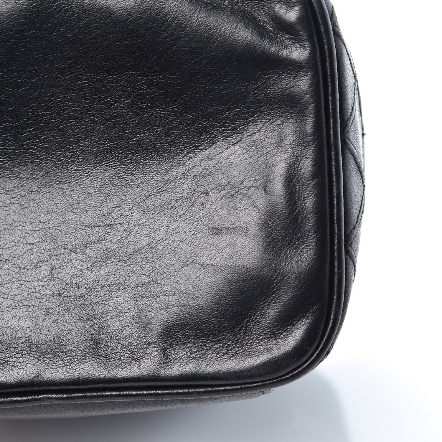 Chanel Lambskin Vanity Cosmetic Case Black 12 of 13
