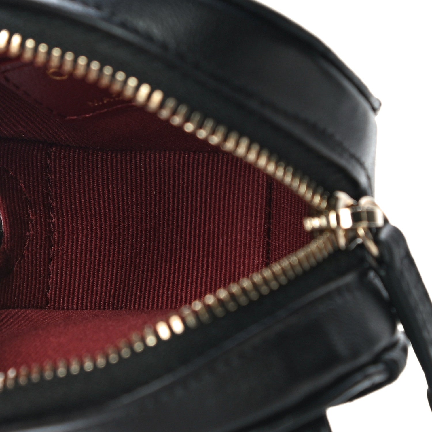 Chanel Lambskin Quilted CC In Love Heart Coin Purse With Chain Black 6 of 11