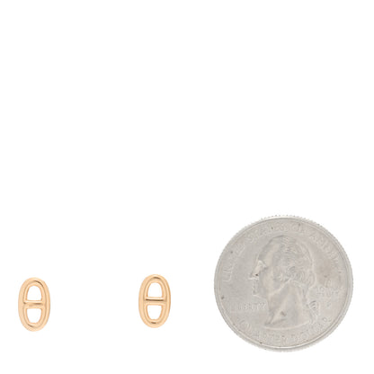 Hermes 18K Rose Gold TPM Farandole Stud Earrings 2 of 4