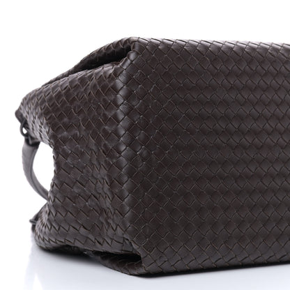 Bottega Veneta Nappa Intrecciato Parachute Bag Ebano 8 of 9
