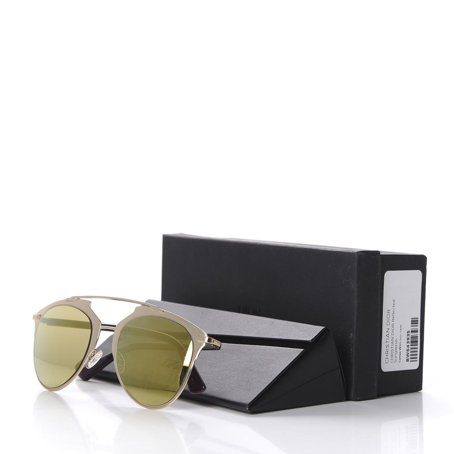 Reflected Sunglasses Gold
