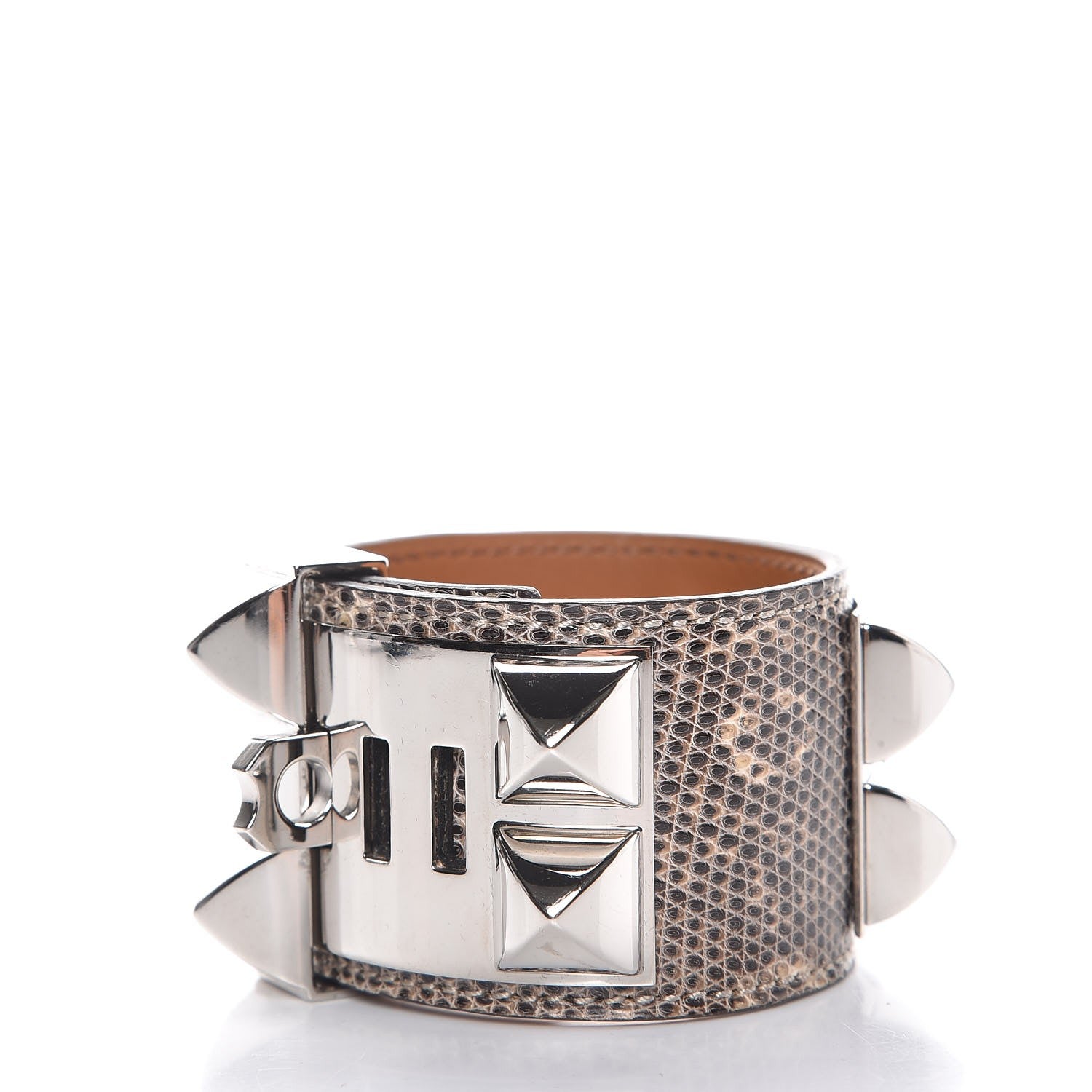 Hermes Lizard Collier De Chien CDC Bracelet S Ombre 3 of 7