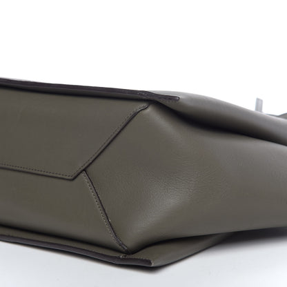 Celine Calfskin Small Tri-Fold Shoulder Bag Anthracite 8 of 10