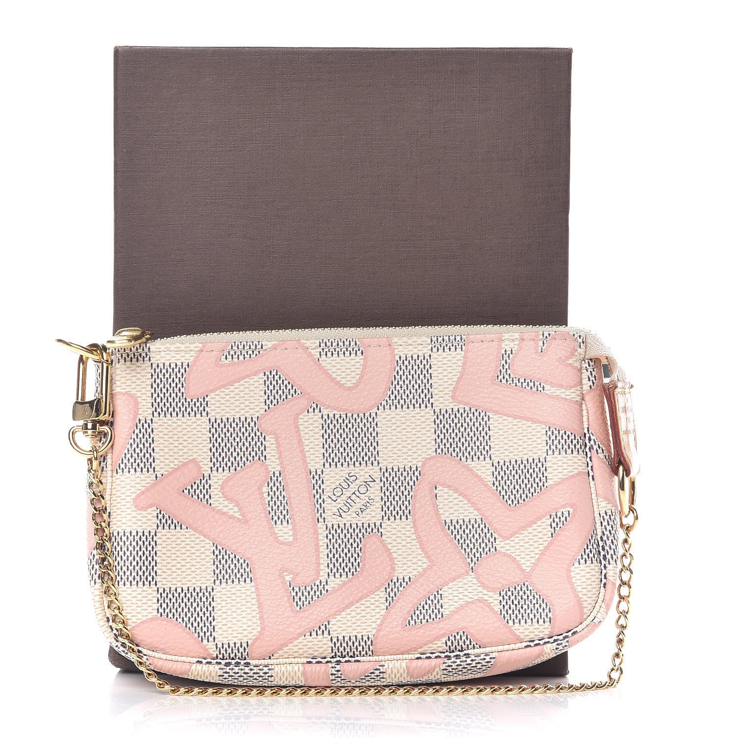 Louis Vuitton Damier Azur Tahitienne Mini Pochette Accessories 13 of 13