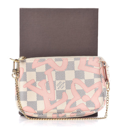 Louis Vuitton Damier Azur Tahitienne Mini Pochette Accessories 13 of 13