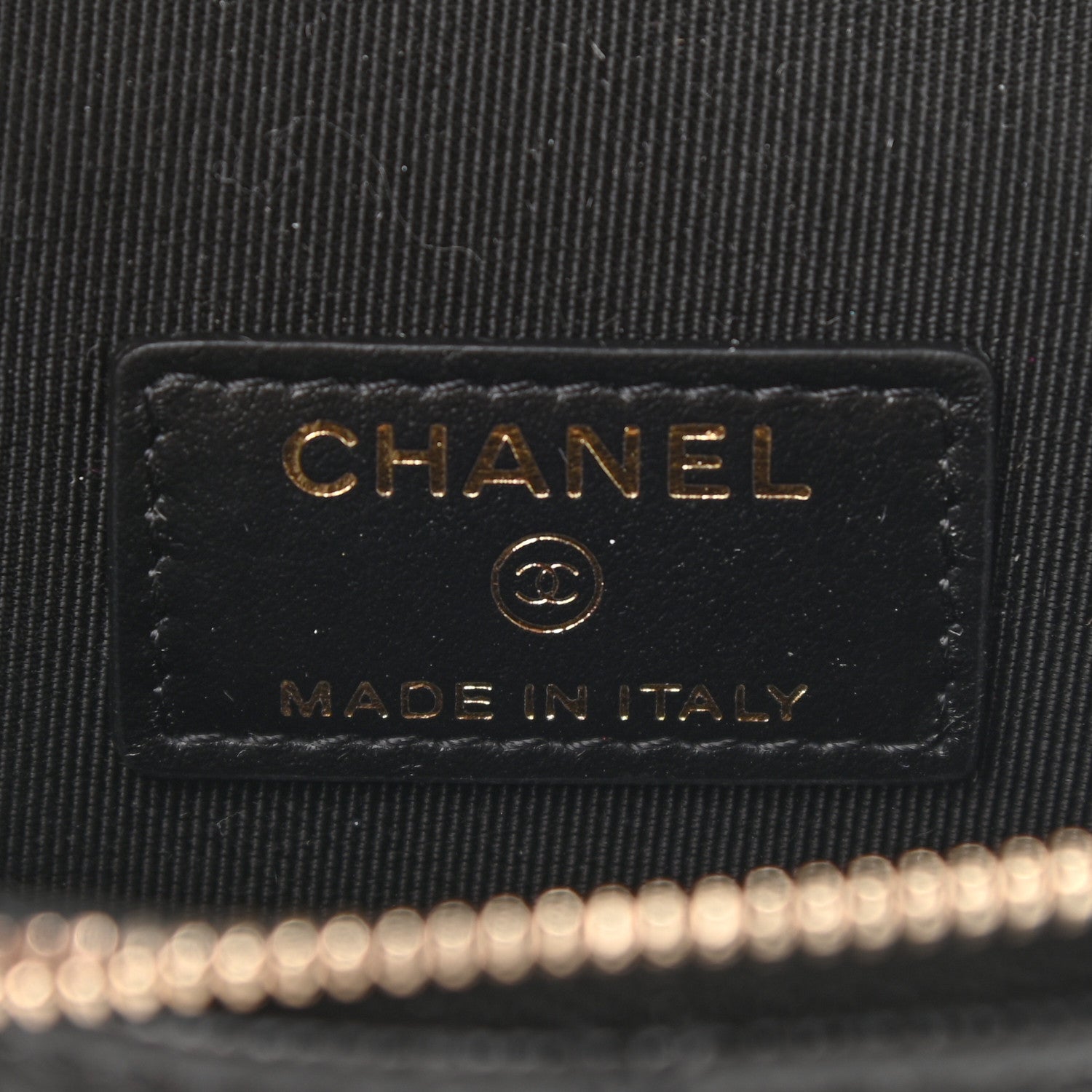 Chanel Caviar Quilted Small Handle With Care Vanity Case With Chain Black 6 of 9