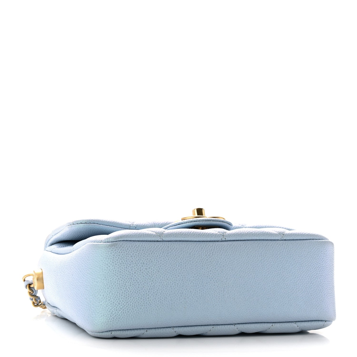 Chanel Iridescent Caviar Quilted Mini My Perfect Flap Light Blue 4 of 10