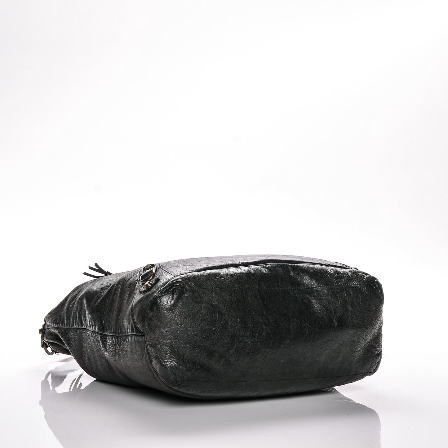 Agneau Classic Hardware Day Hobo Black