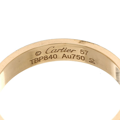 Cartier 18K Yellow Gold 3.5mm LOVE Wedding Band Ring 57 8 4 of 5