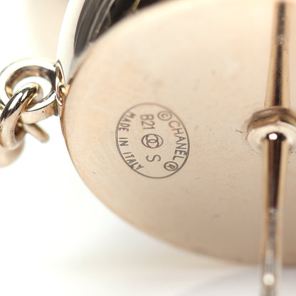 Chanel Metal CC Drop Earrings Gold 4 of 5
