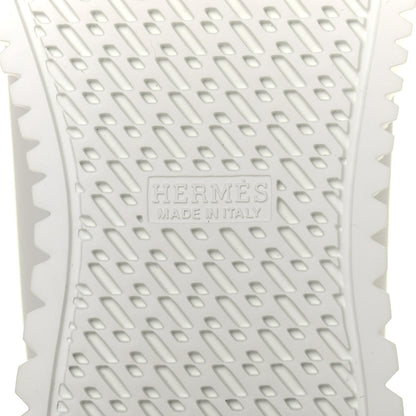 Hermes Calfskin Womens Climb Sneakers 36.5 White 6 of 11