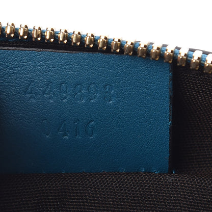 Gucci Microguccissima GG Cosmetic Case Deep Cobalt 7 of 8