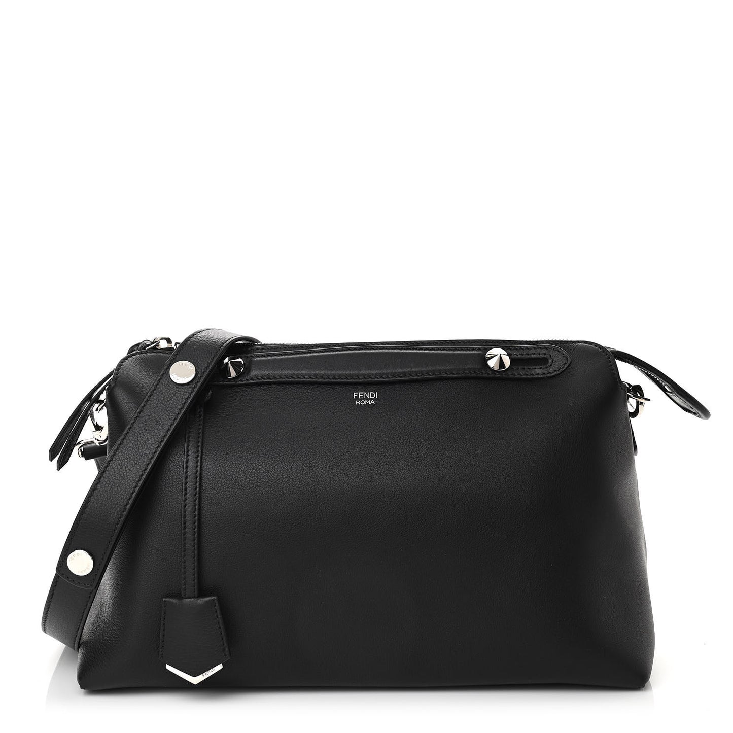 Vitello Dolce Marmol Large By The Way Boston Bag Black
