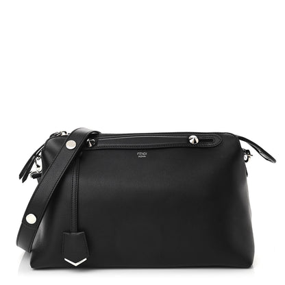 Fendi Vitello Dolce Marmol Large By The Way Boston Bag Black 1 of 10