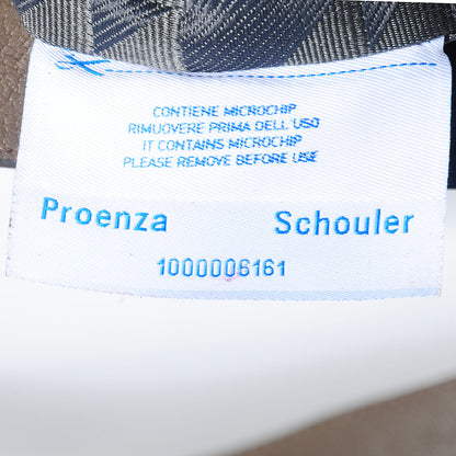 Proenza Schouler Leather PS1 Pouch Messenger Bag Smoke 4 of 14