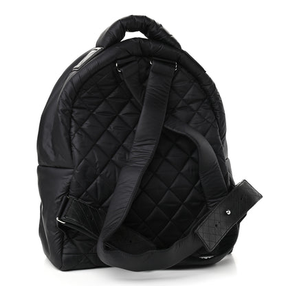 Chanel Nylon Quilted Coco Cocoon Backpack Black 2 of 8