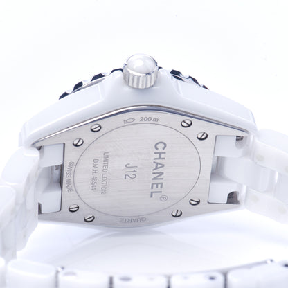 Chanel Stainless Steel Ceramic 33mm J12 Quartz Watch Pink 4 of 7