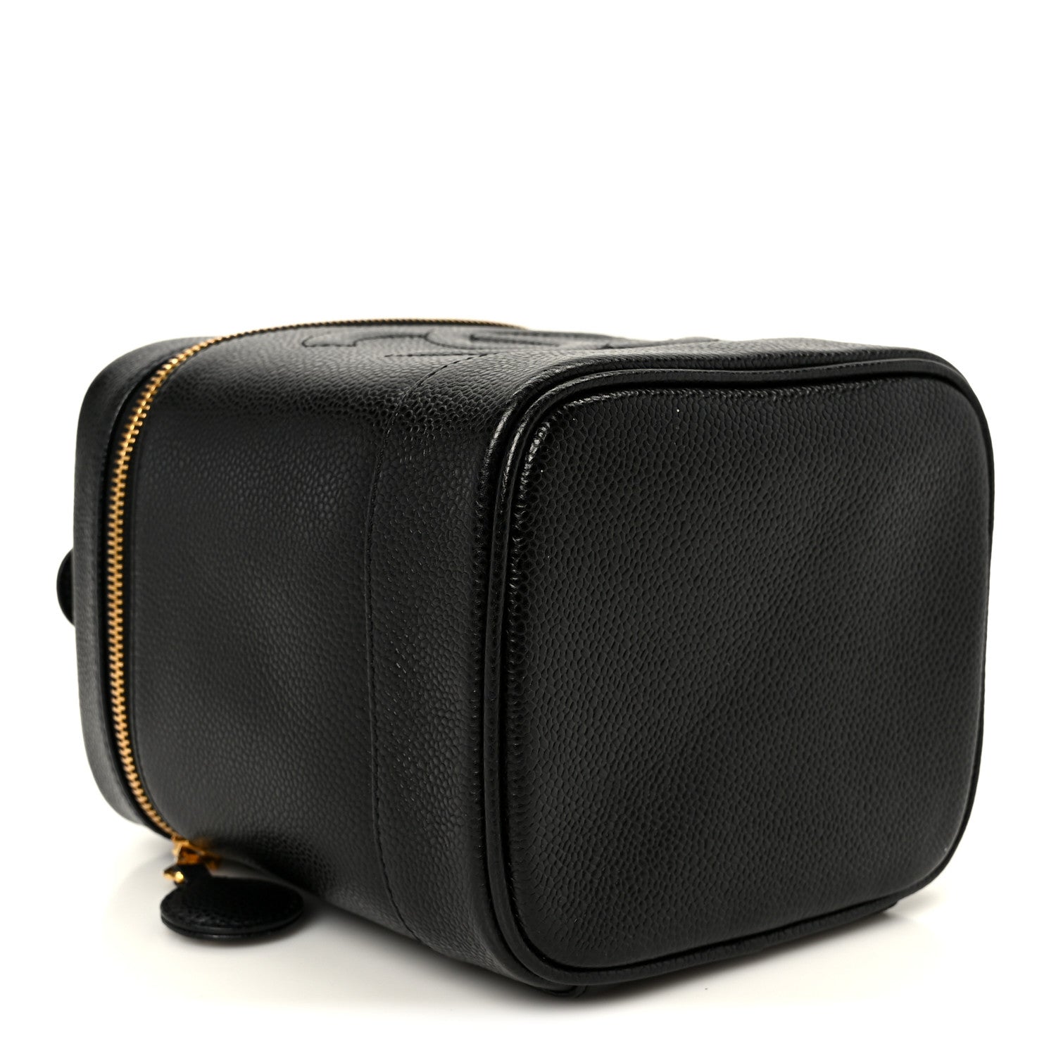 Chanel Caviar Vanity Cosmetic Case Black 4 of 11