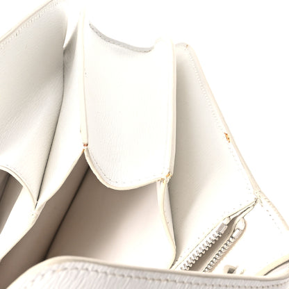 Celine Liege Calfskin Medium Classic Box Flap Bag White 11 of 12