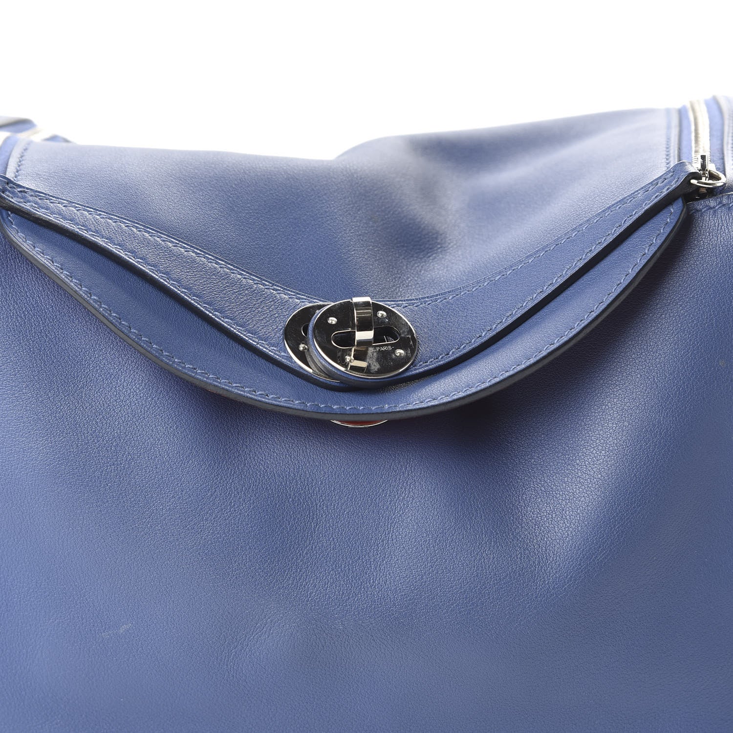 Hermes Swift Verso Lindy 26 Blue Brighton Capucine 9 of 9