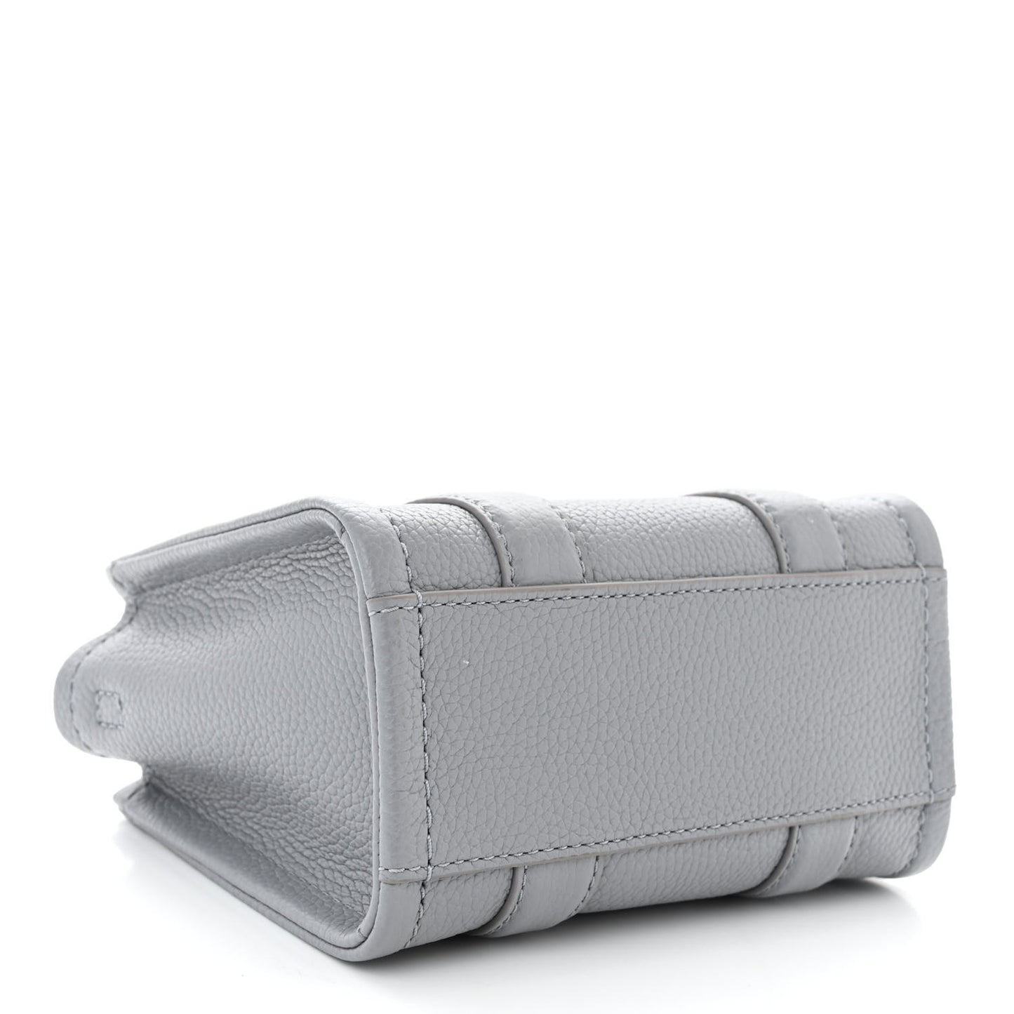 Grained Calfskin Mini The Tote Bag Grey