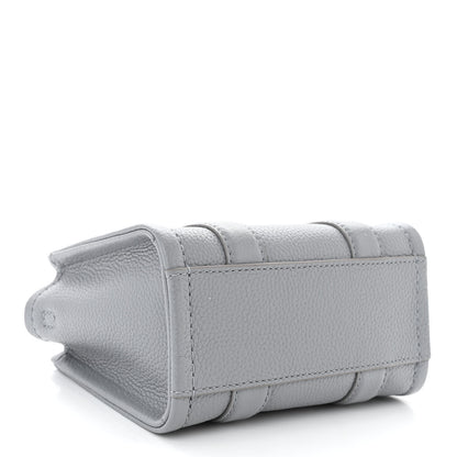 Marc Jacobs Grained Calfskin Mini The Tote Bag Grey 4 of 11