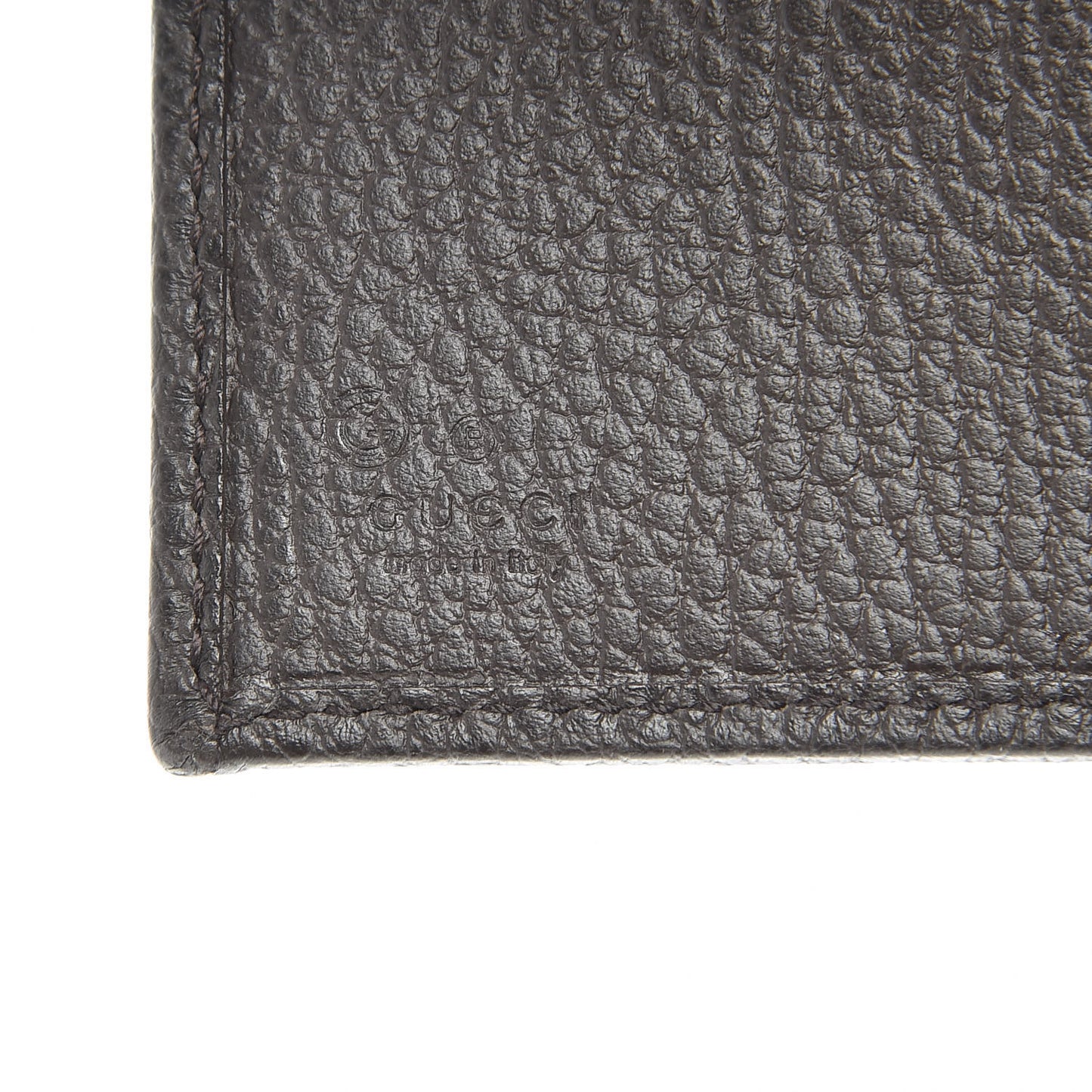 Monogram Bi-Fold Wallet Dark Brown