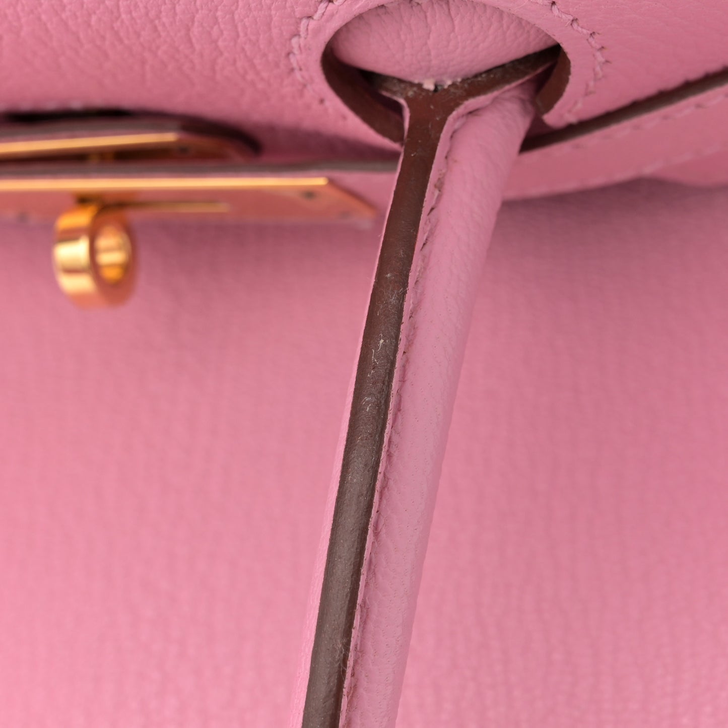 Chevre Mysore Horseshoe Birkin 30 Bubblegum Rose Shocking