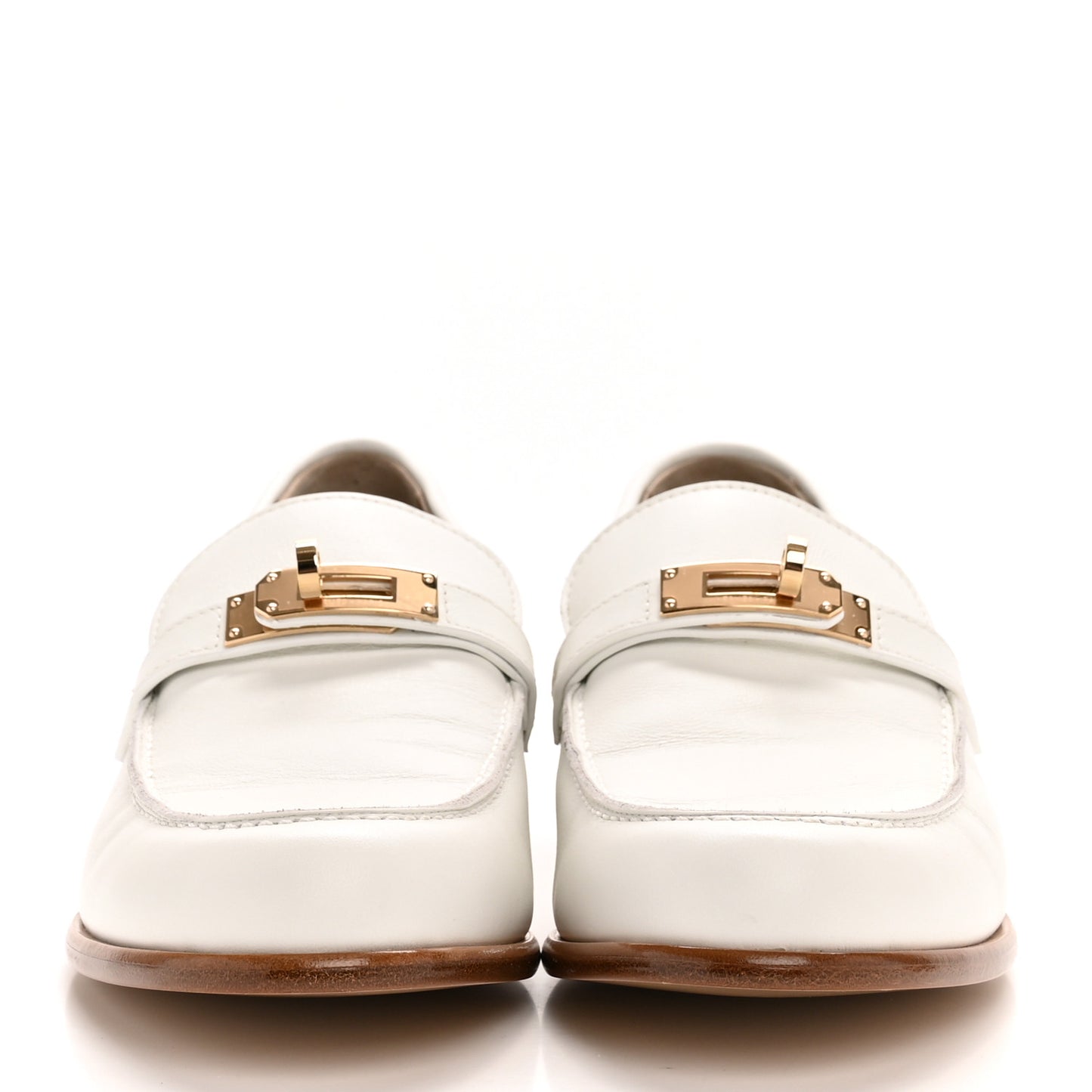 Calfskin Womens Destin Loafer 39 White