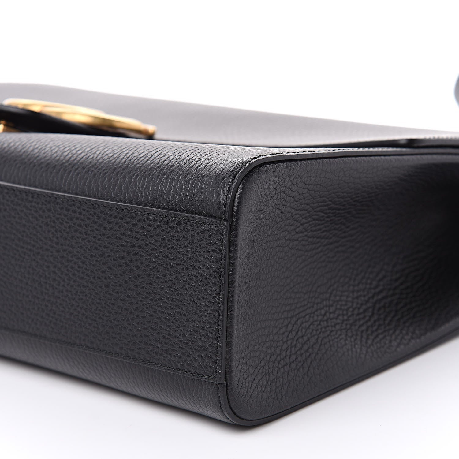 Gucci Calfskin GG Marmont Messenger Bag Black 9 of 10