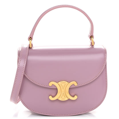 Celine Shiny Calfskin Triomphe Mini Besace Clea Petal 1 of 10