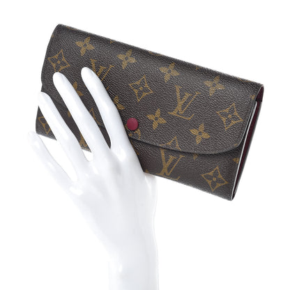 Louis Vuitton Monogram Emilie Wallet Fuchsia 2 of 6