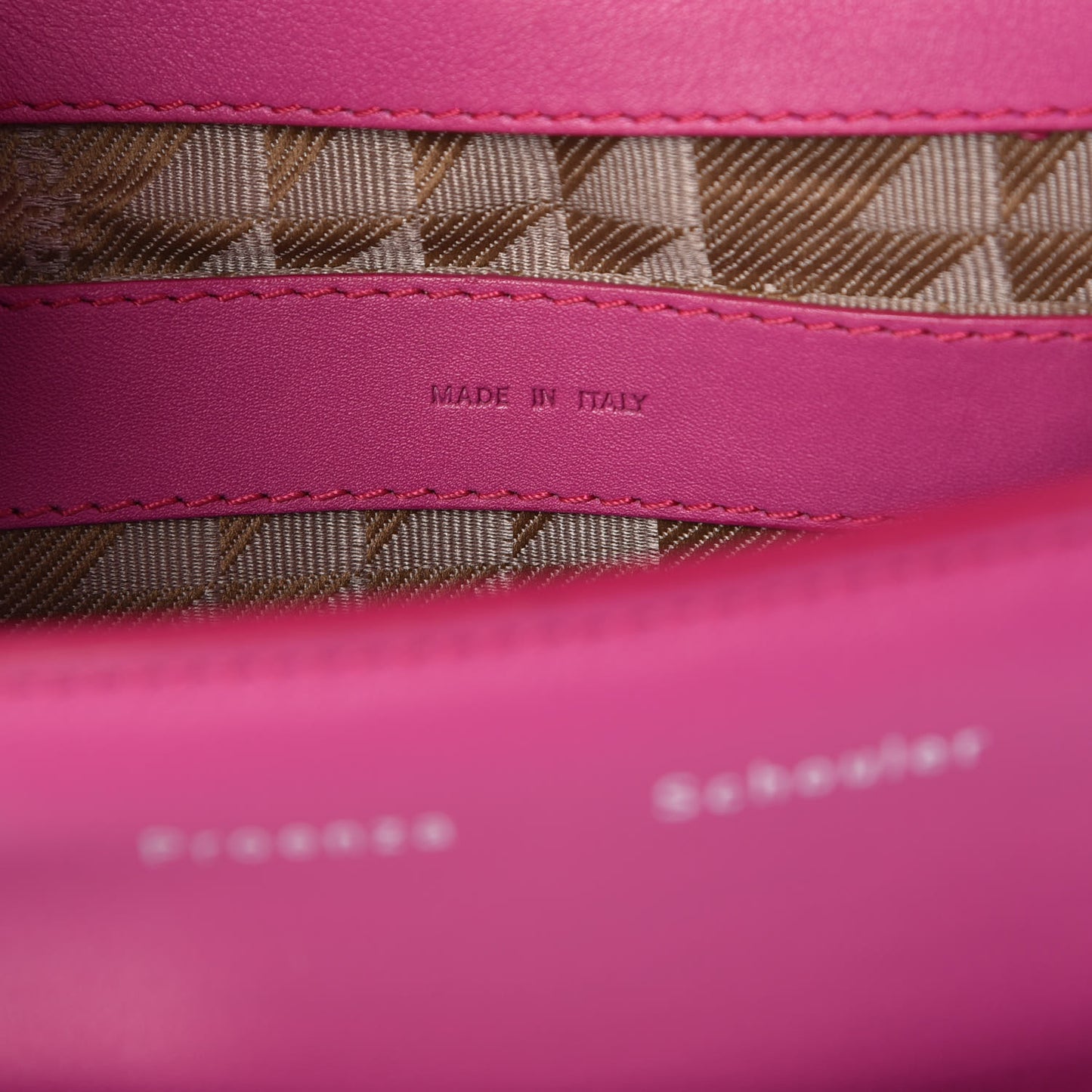 Smooth Calfskin Tiny PS11 Classic Shoulder Bag Fuxia