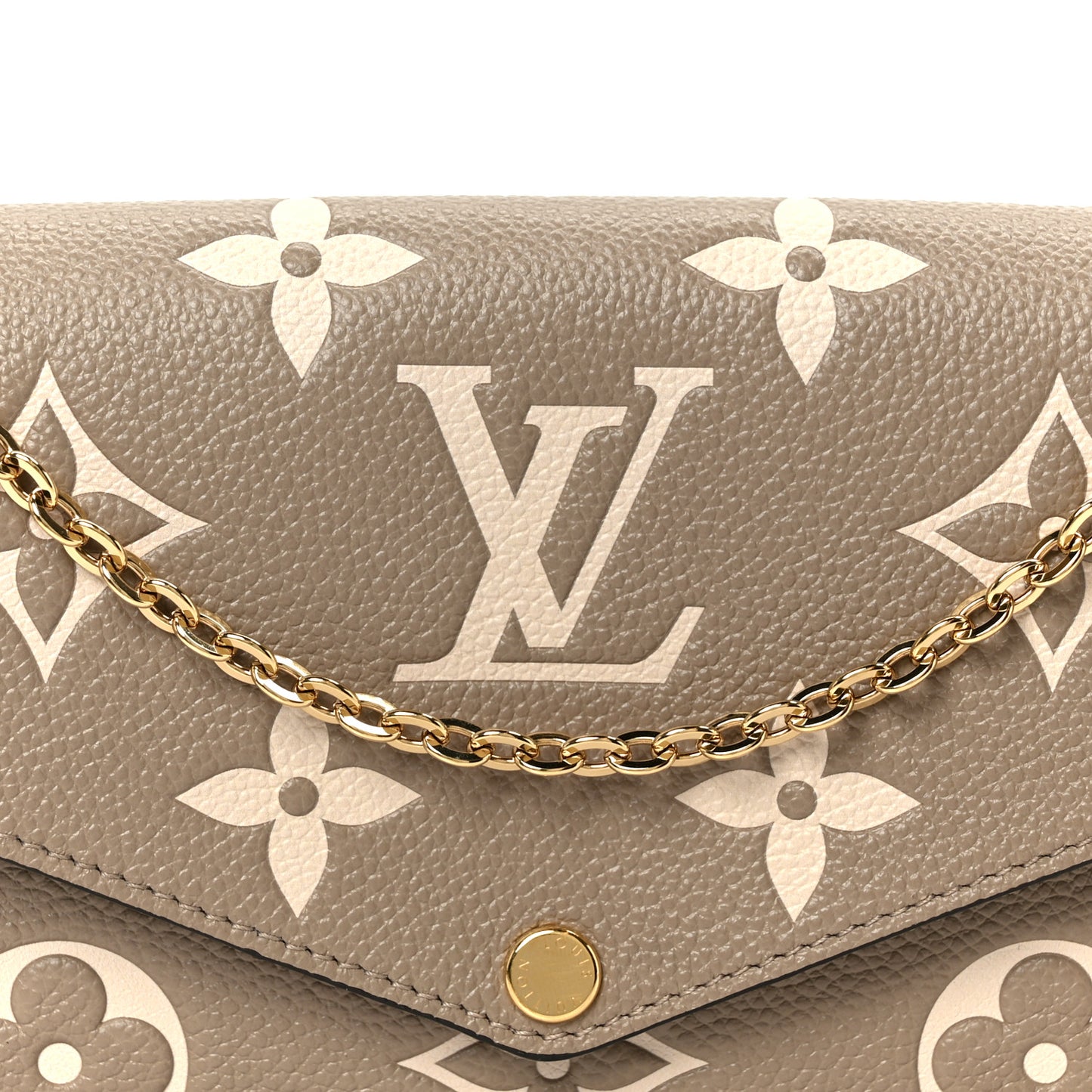 Empreinte Monogram Giant Felicie Pochette Tourterelle Creme