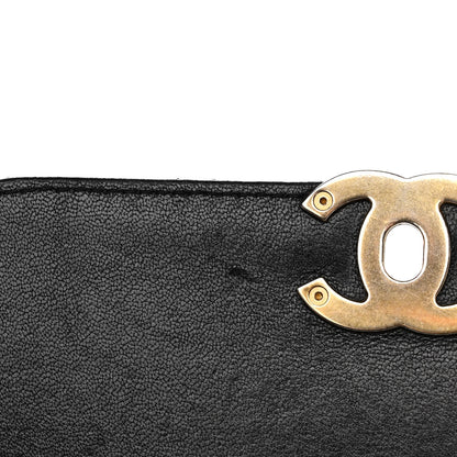 Chanel Lambskin Quilted Chain Infinity Top Handle Flap Black 12 of 12