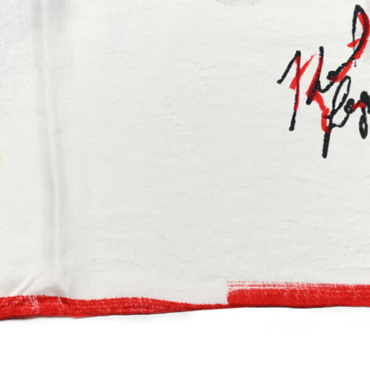 Chanel Silk Front Row Only Square Scarf Red 4 of 4