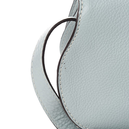 Chloe Calfskin Mini Marcie Round Crossbody Bag Faded Blue 11 of 12