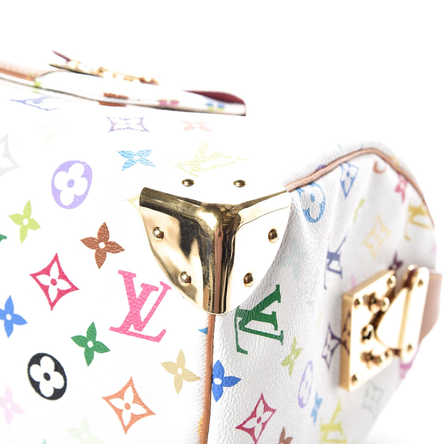 Monogram Multicolor Speedy 30 White
