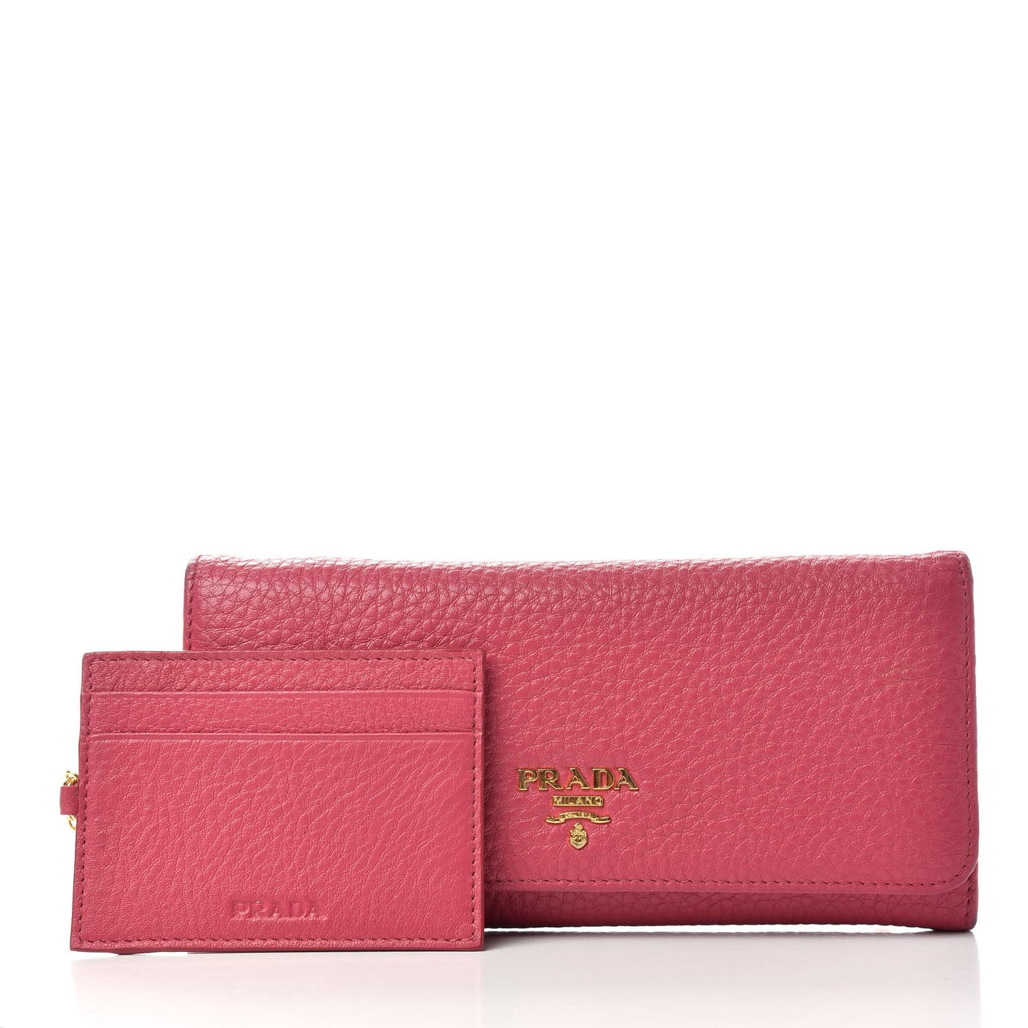 Vitello Grain Continental Flap Travel Wallet Peonia