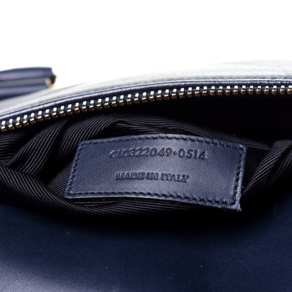 Saint Laurent Calfskin Classic Duffle 6 Marine 9 of 10