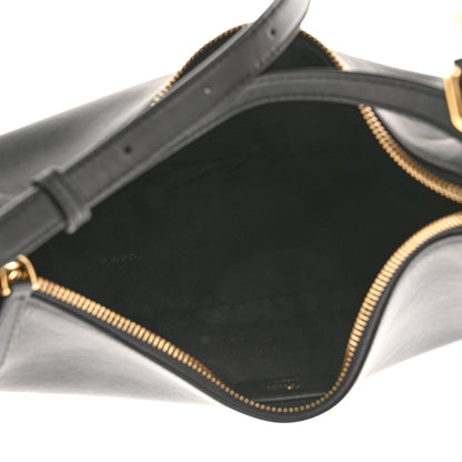 Fendi Vitello Grace Matte Small Fendigraphy Hobo Bag Black 5 of 10