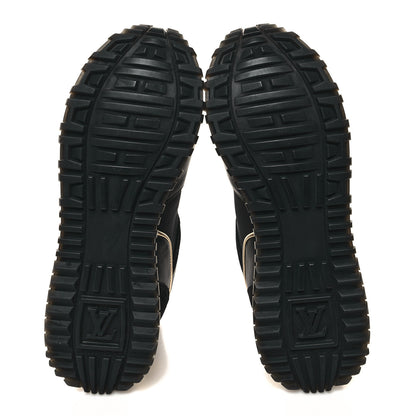 Louis Vuitton Suede Monogram Run Away Sneakers 36 Black 5 of 7