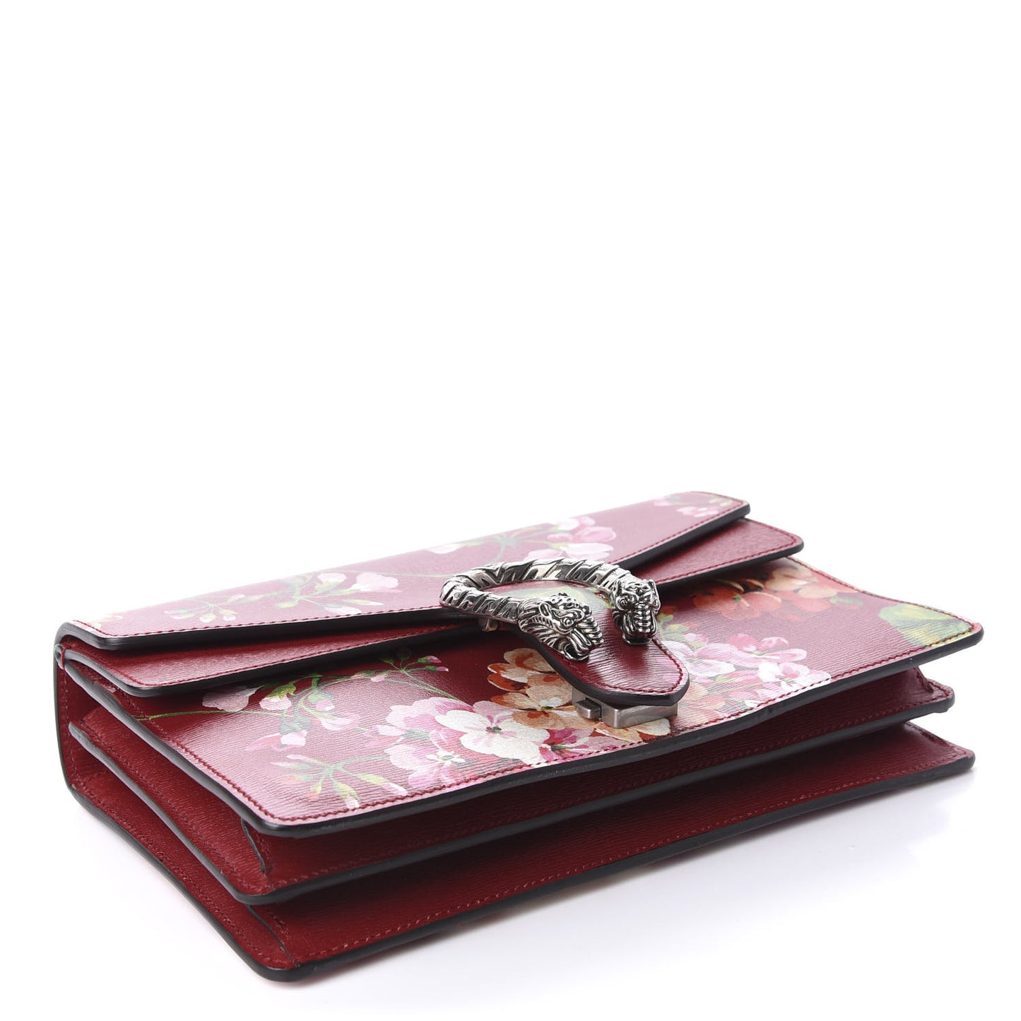 Calfskin Blooms Print Small Dionysus Shoulder Bag Romantic Cherry Multicolor