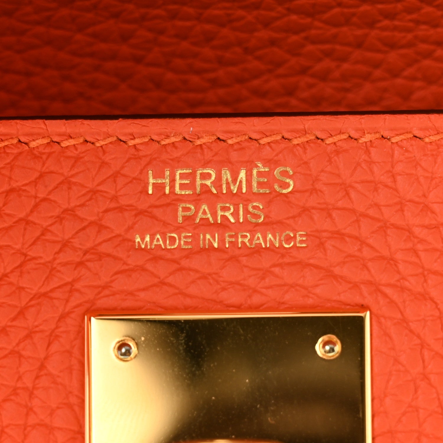 Hermes Taurillon Clemence Kelly Retourne 32 Feu 5 of 11
