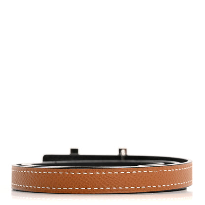 Hermes Swift Epsom 13mm Focus Belt 85 Black Gold 2 of 6