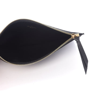 Louis Vuitton Empreinte Felicie Chain Wallet Zippered Insert Black 5 of 6