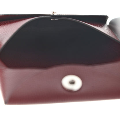 Hermes Madame Calfskin Bastia Coin Purse Rouge H 6 of 8