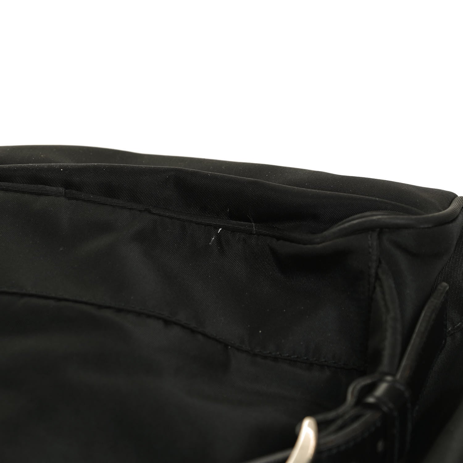 Prada Tessuto Nylon Vitello Backpack Black 14 of 16