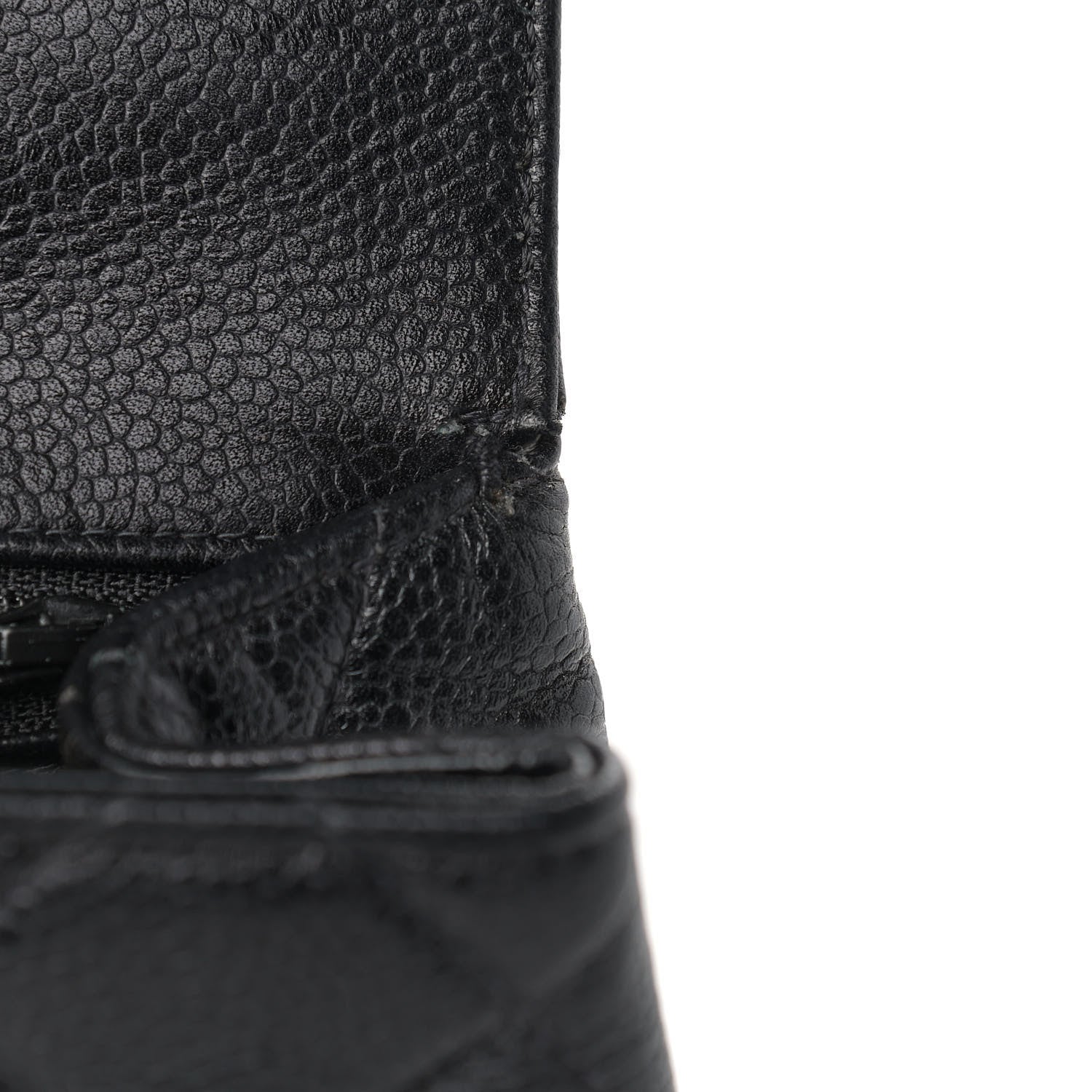 Chanel Caviar Quilted Jumbo Kelly Flap Black 13 of 14