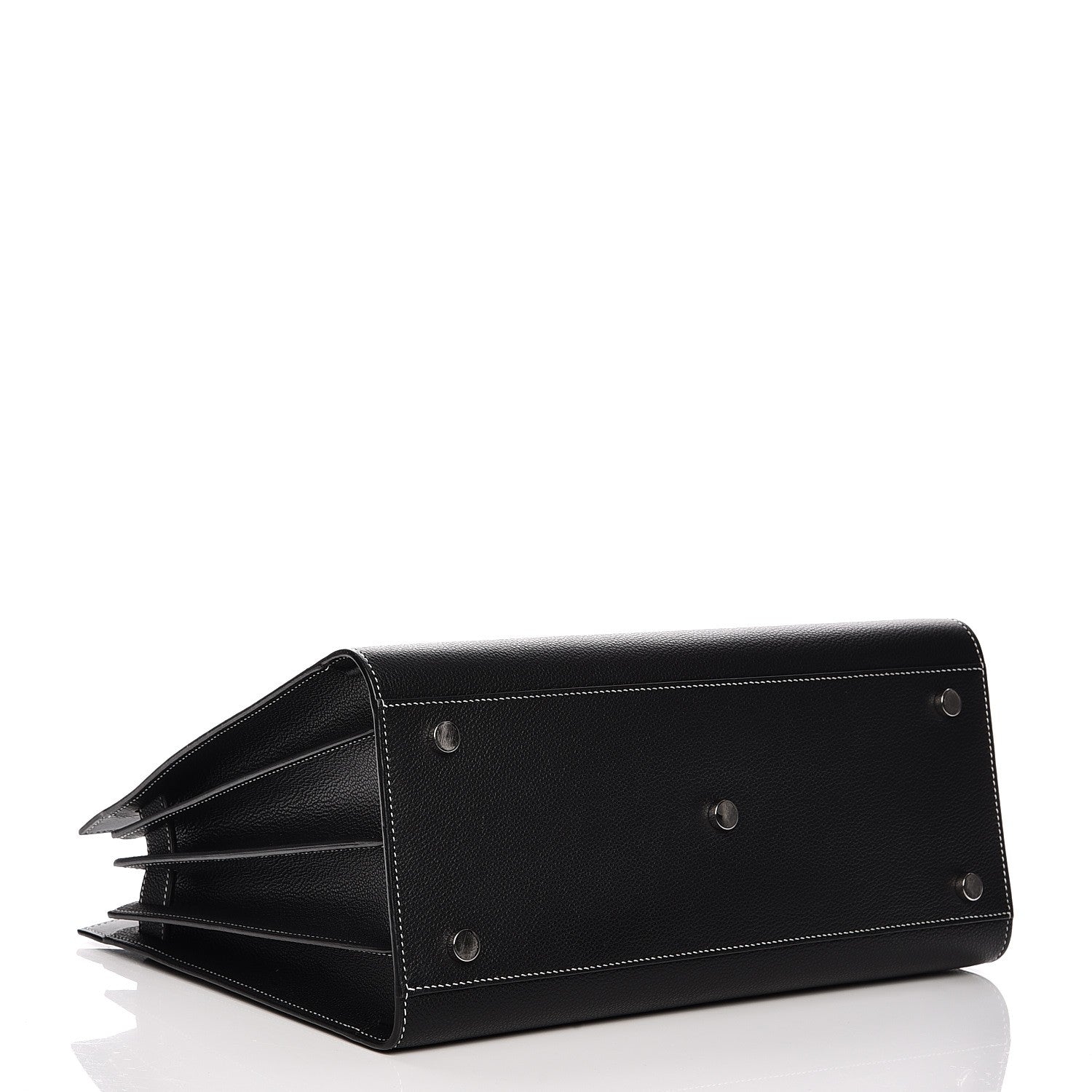 Saint Laurent Grained Calfskin Small Sac De Jour Black 5 of 11